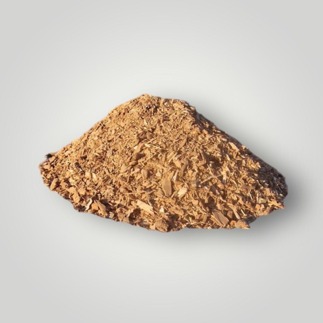 Hartholz-Rindenmulch